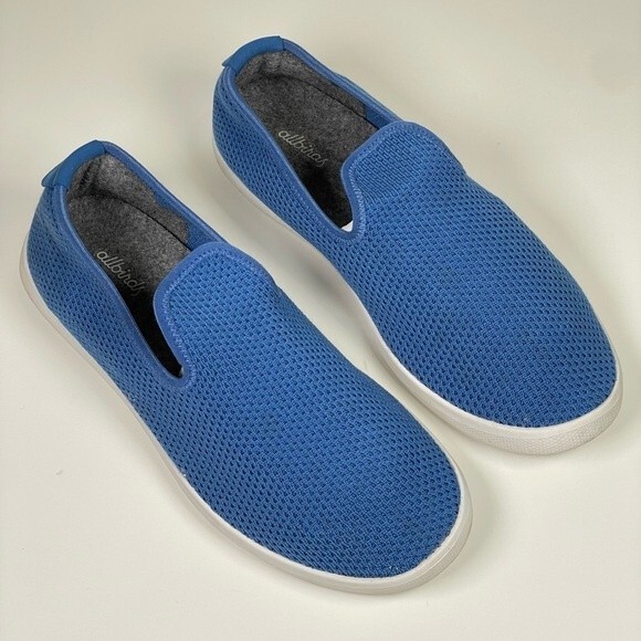 Allbirds Tree Loungers Slip On Shoes Kauri Cobalt (White Sole) Women's Size W10 - Picture 1 of 8